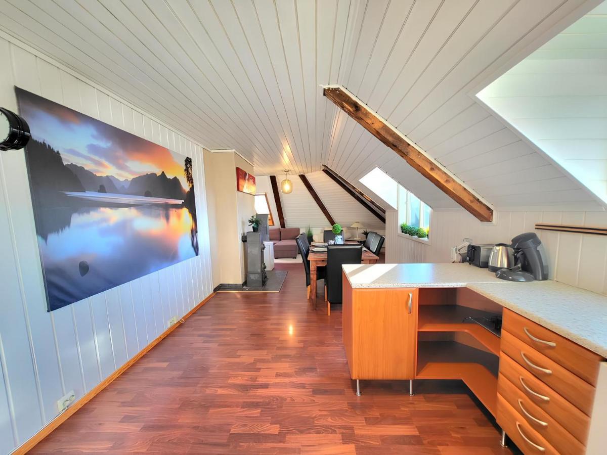 Ferienwohnung Sunset Penthouse, Fjord View & Parking Trondheim Exterior foto